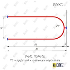 82992C Карниз по чертежу