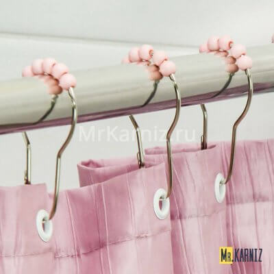 Кольца для штор Piercing Розовый 16 шт.