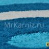 Комплект ковриков для ванной и туалета Орбита синий фото 6