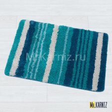 Коврик для ванной Найс 25 голубой